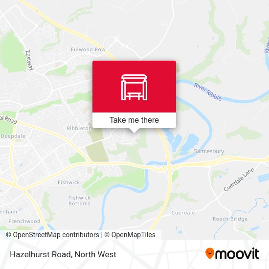Hazelhurst Road map
