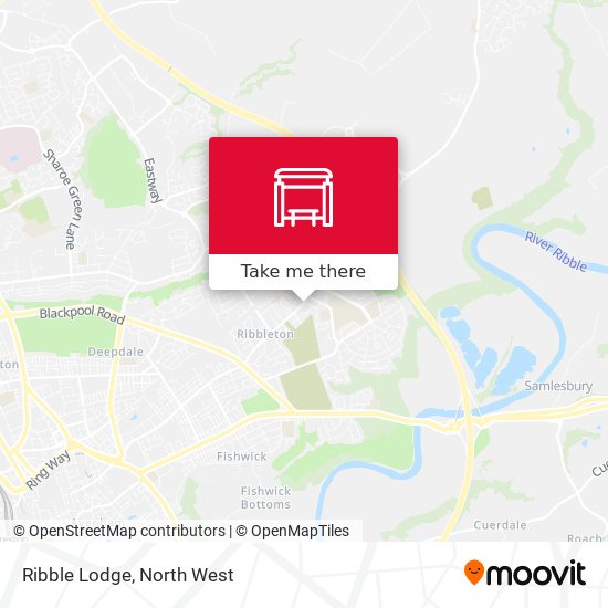 Ribble Lodge map