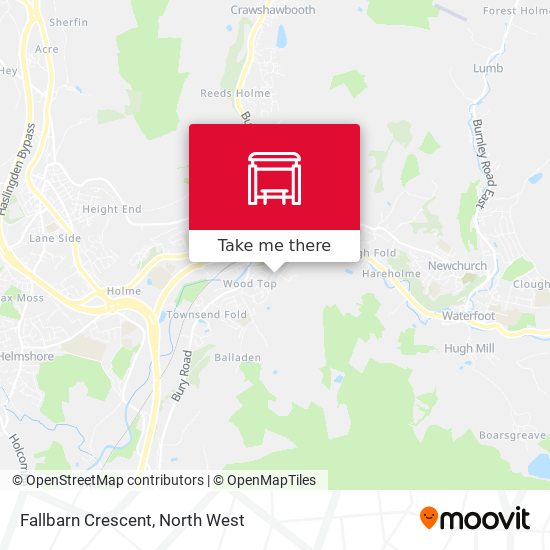 Fallbarn Crescent map