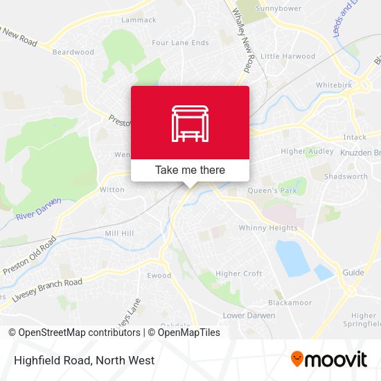 Highfield Road map