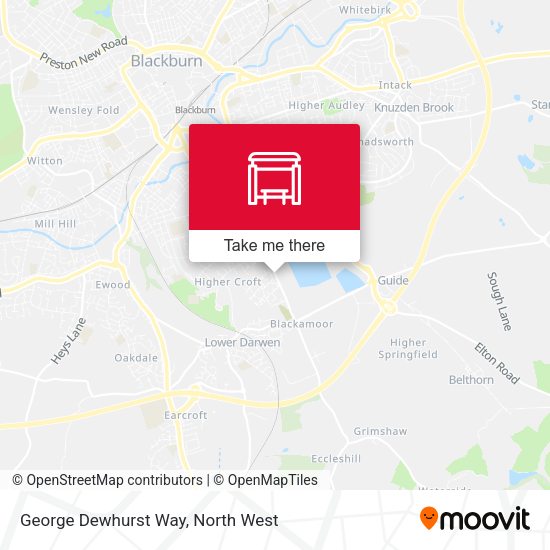 George Dewhurst Way map