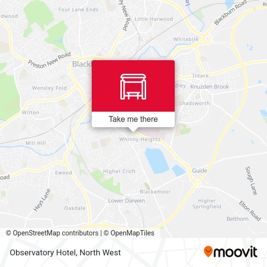 Observatory Hotel map