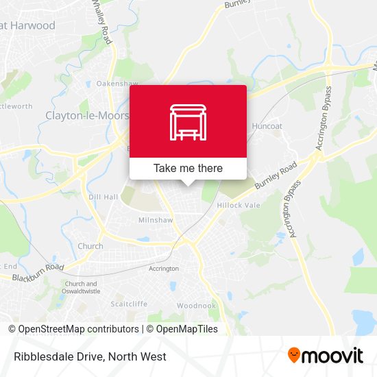 Ribblesdale Drive map