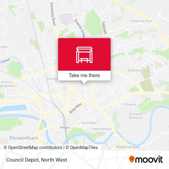 Council Depot map