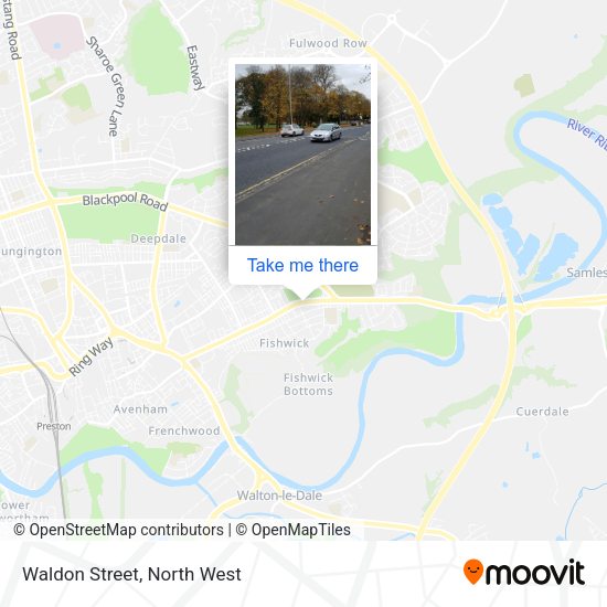 Waldon Street map