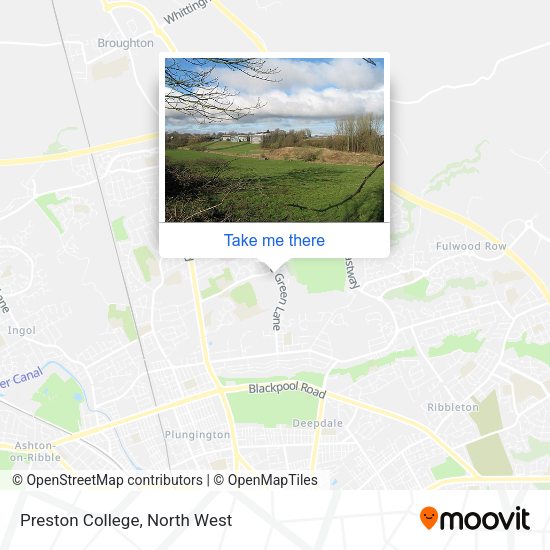 Preston College map