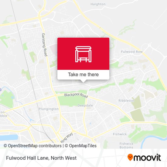Fulwood Hall Lane map