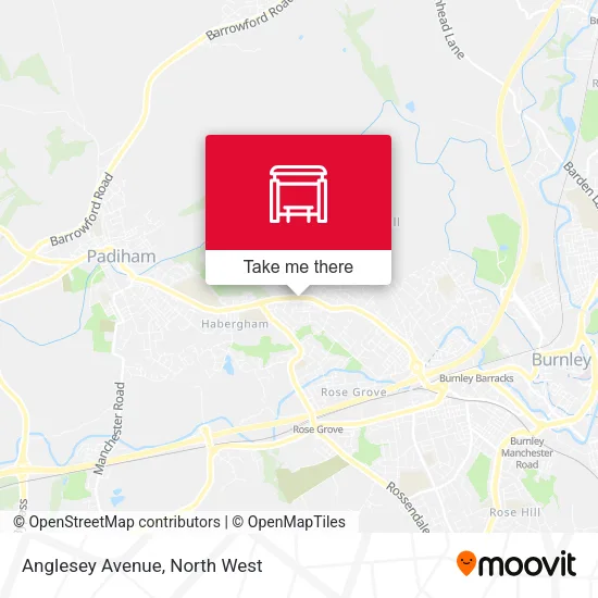 Anglesey Avenue map