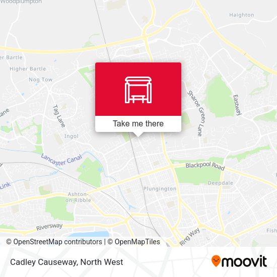 Cadley Causeway map