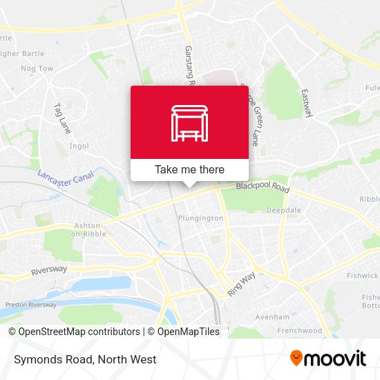 Symonds Road map
