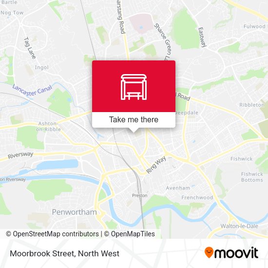 Moorbrook Street map
