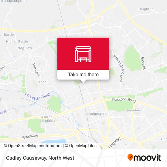 Cadley Causeway map