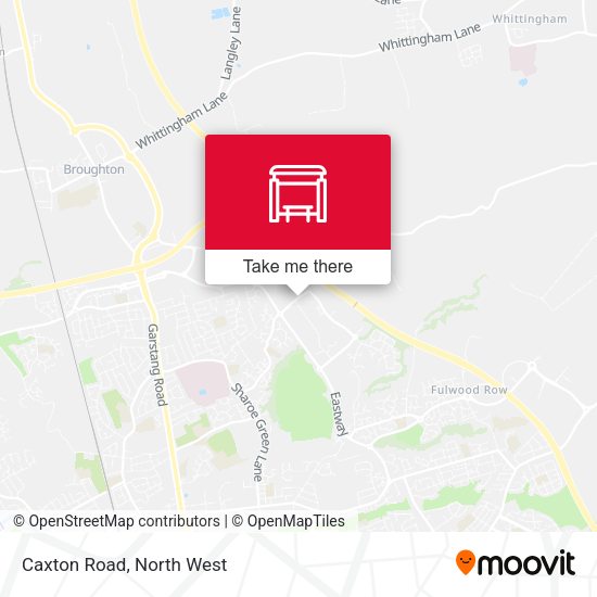 Caxton Road map