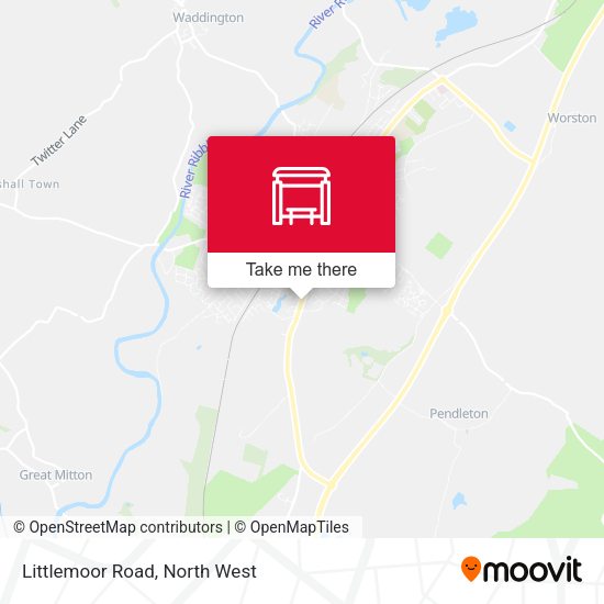 Littlemoor Road map