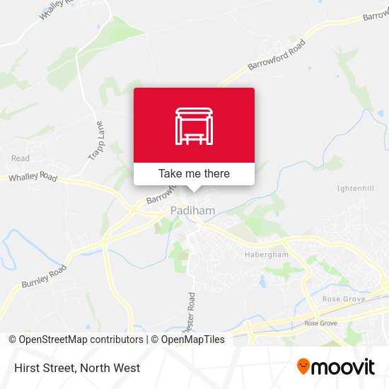 Hirst Street map
