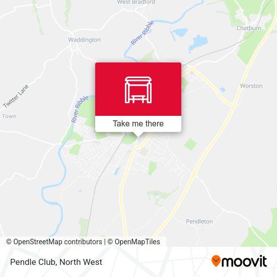 Pendle Club map