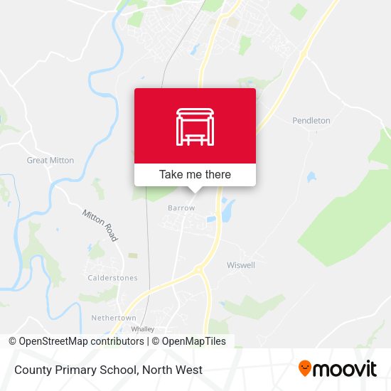 County Primary School map