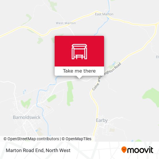 Marton Road End map