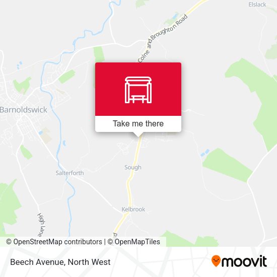 Beech Avenue map