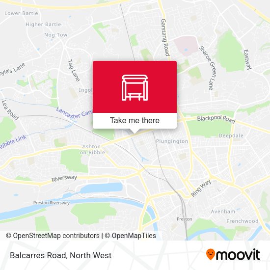 Balcarres Road map