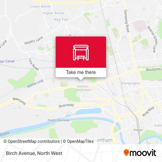 Birch Avenue map