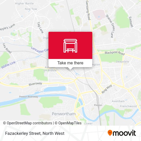 Fazackerley Street map