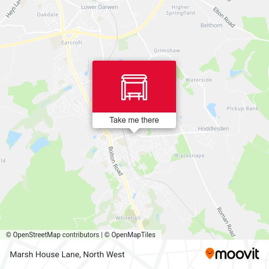 Marsh House Lane map