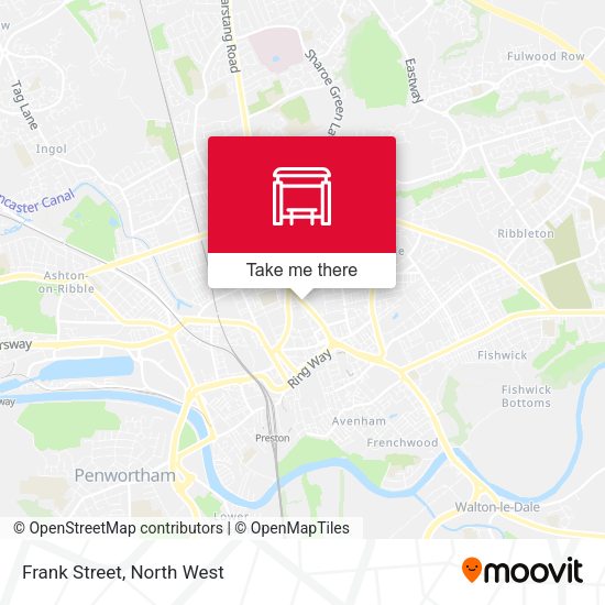 Frank Street map