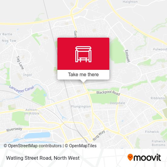 Watling Street Road map