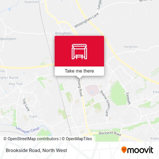 Brookside Road map