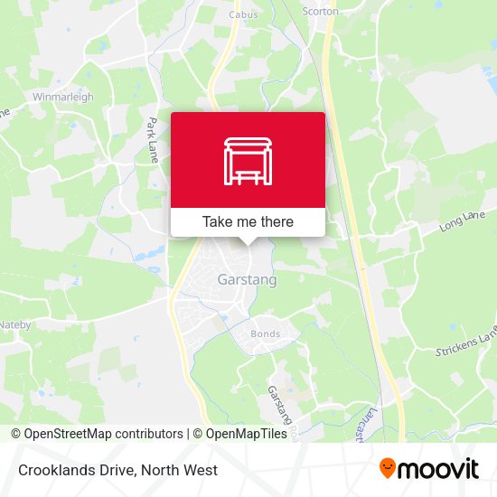 Crooklands Drive map