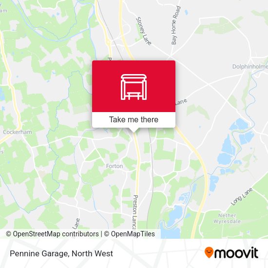 Pennine Garage map