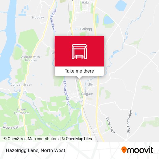 Hazelrigg Lane map