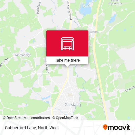 Gubberford Lane map