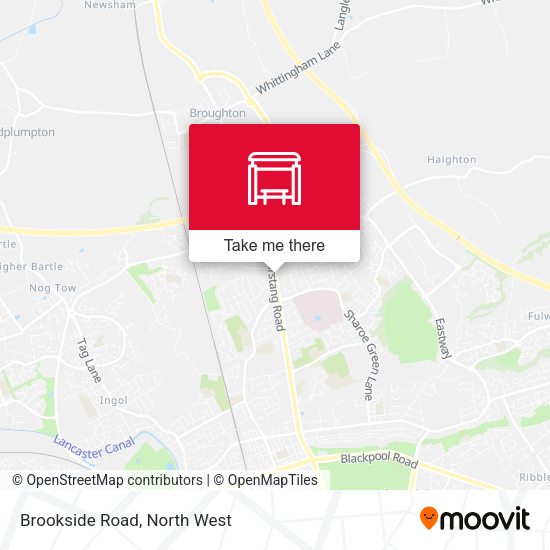 Brookside Road map