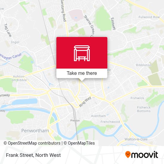 Frank Street map