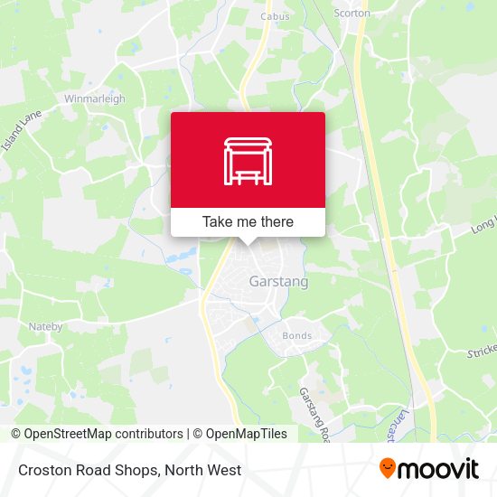 Croston Road Shops map