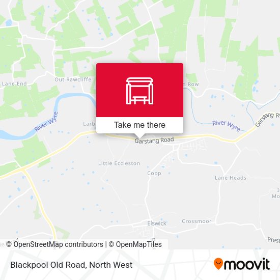 Blackpool Old Road map
