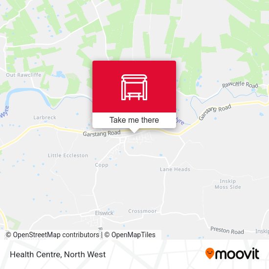 Health Centre map