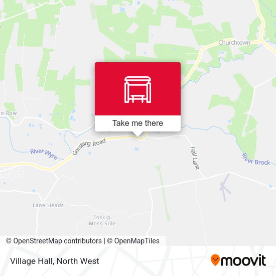Village Hall map