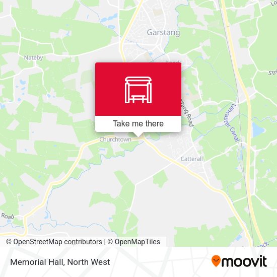 Memorial Hall map