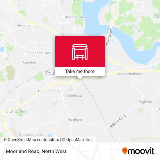 Moorland Road map