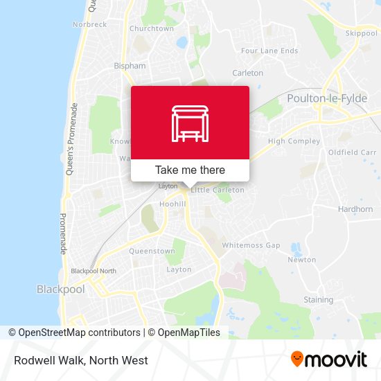 Rodwell Walk map