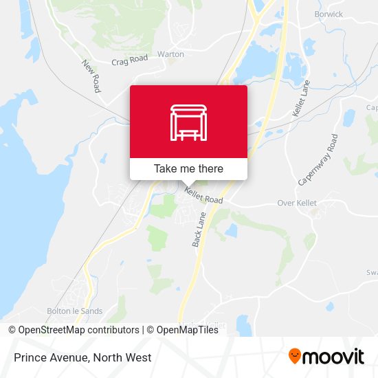 Prince Avenue map