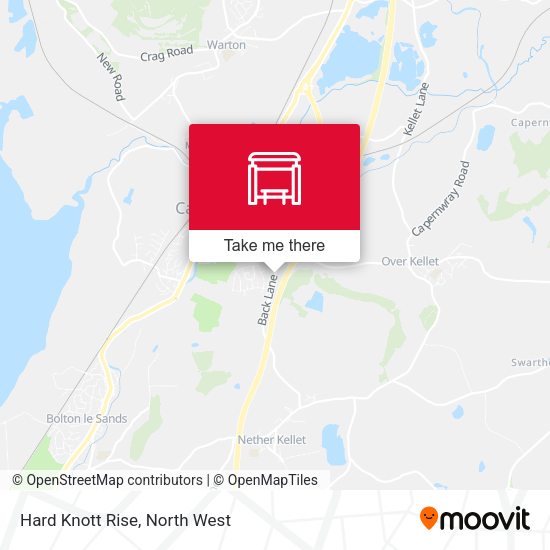 Hard Knott Rise map