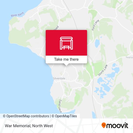 War Memorial map