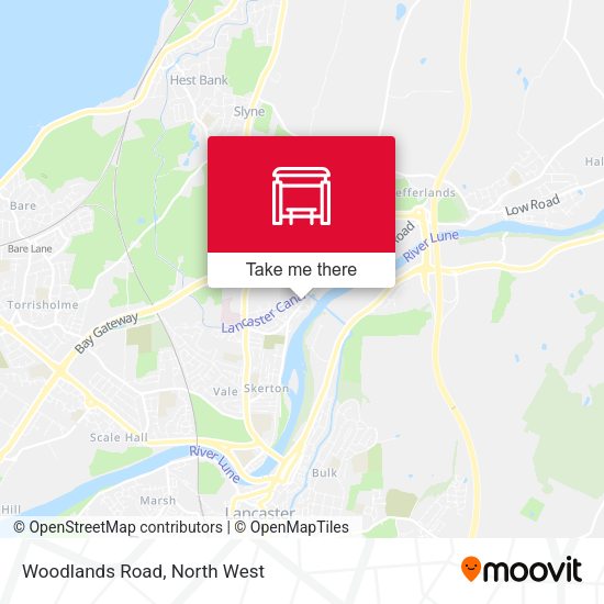 Woodlands Road map