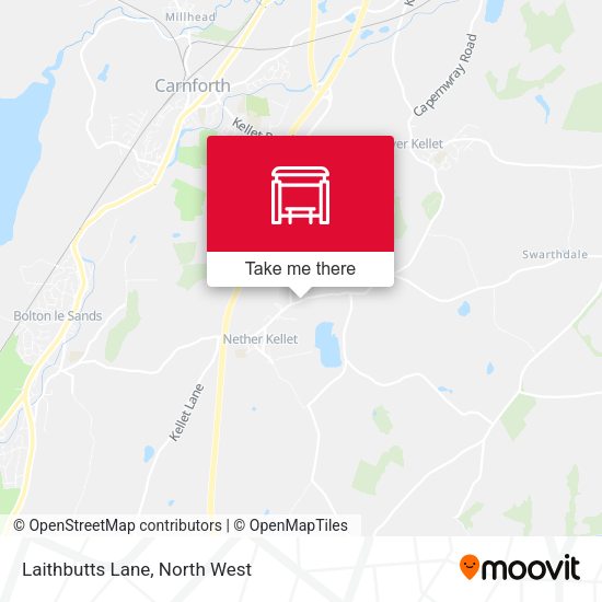 Laithbutts Lane map