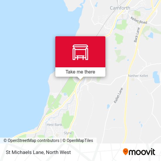 St Michaels Lane map