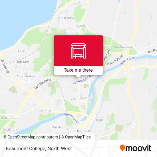 Beaumont College map